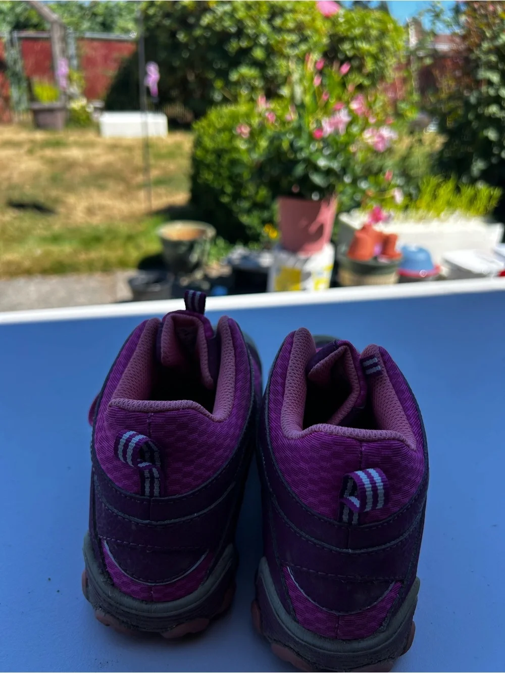 Merrell Kids Girl’s Purple and Pink Waterproof Hiking Boots Size 3